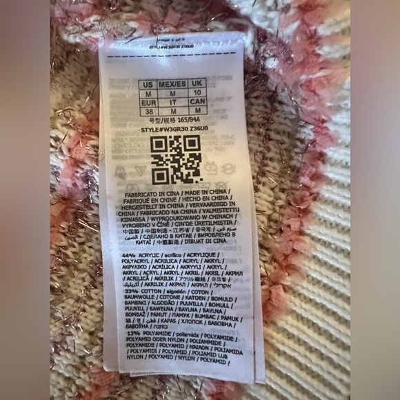 NWT GUESS Pink White Amy Tweed Cropped Tank Top Medium & Mini Skirt Small Set! - Picture 13 of 16